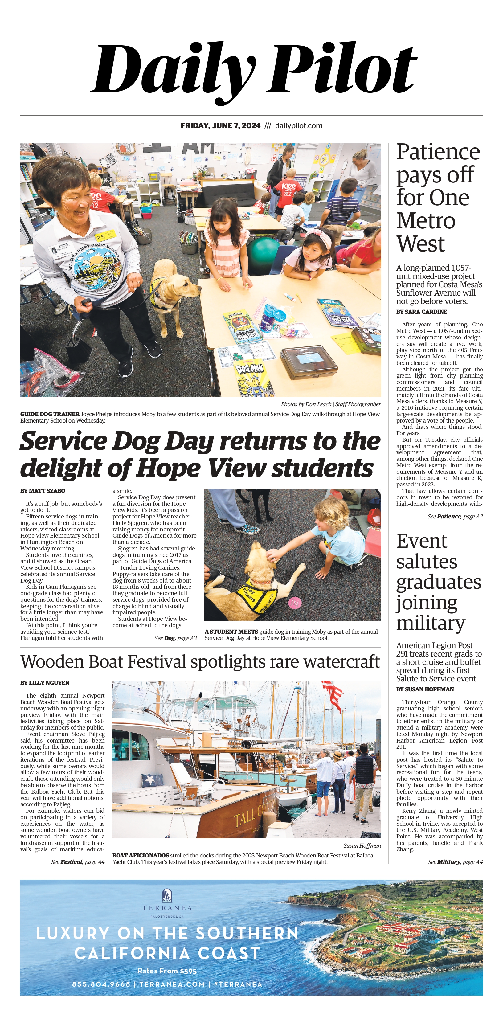 Daily Pilot e-newspaper: Friday, June 7, 2024 - Vimarsana News