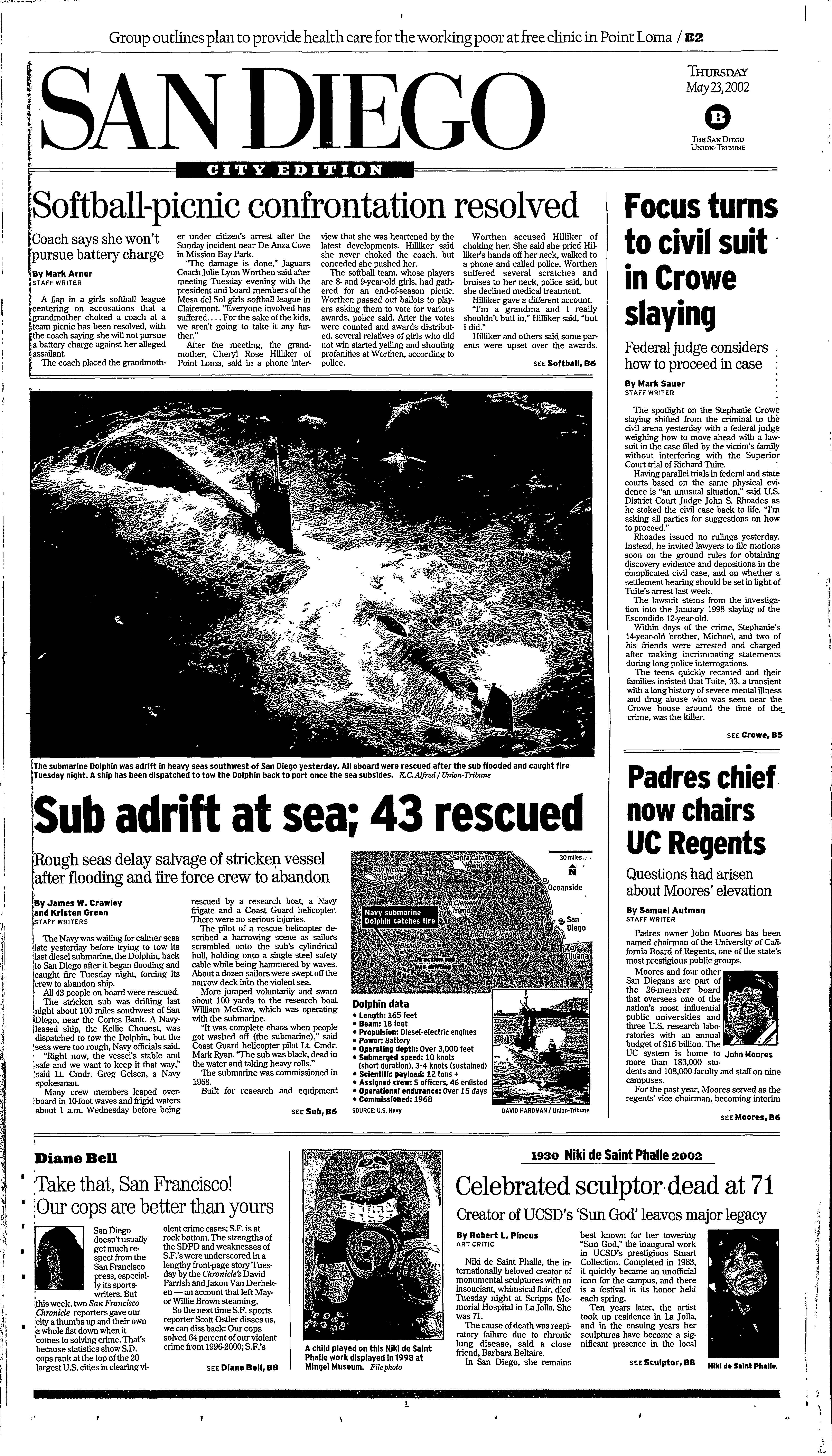 From the Archives: Fire, flooding forced Dolphin crew to abandon sub 20 years ago - Vimarsana News