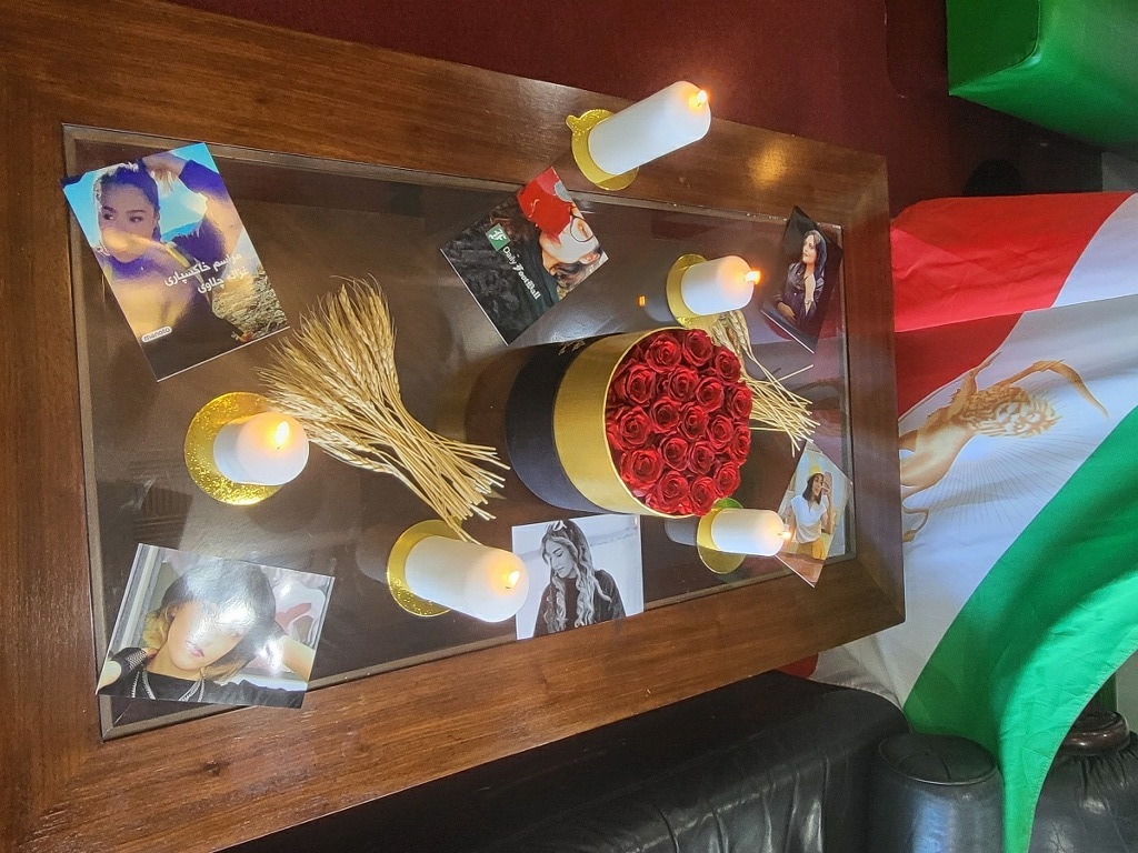 Persian cafe keeps memorial honoring Iranian women despite vandalism - Vimarsana News
