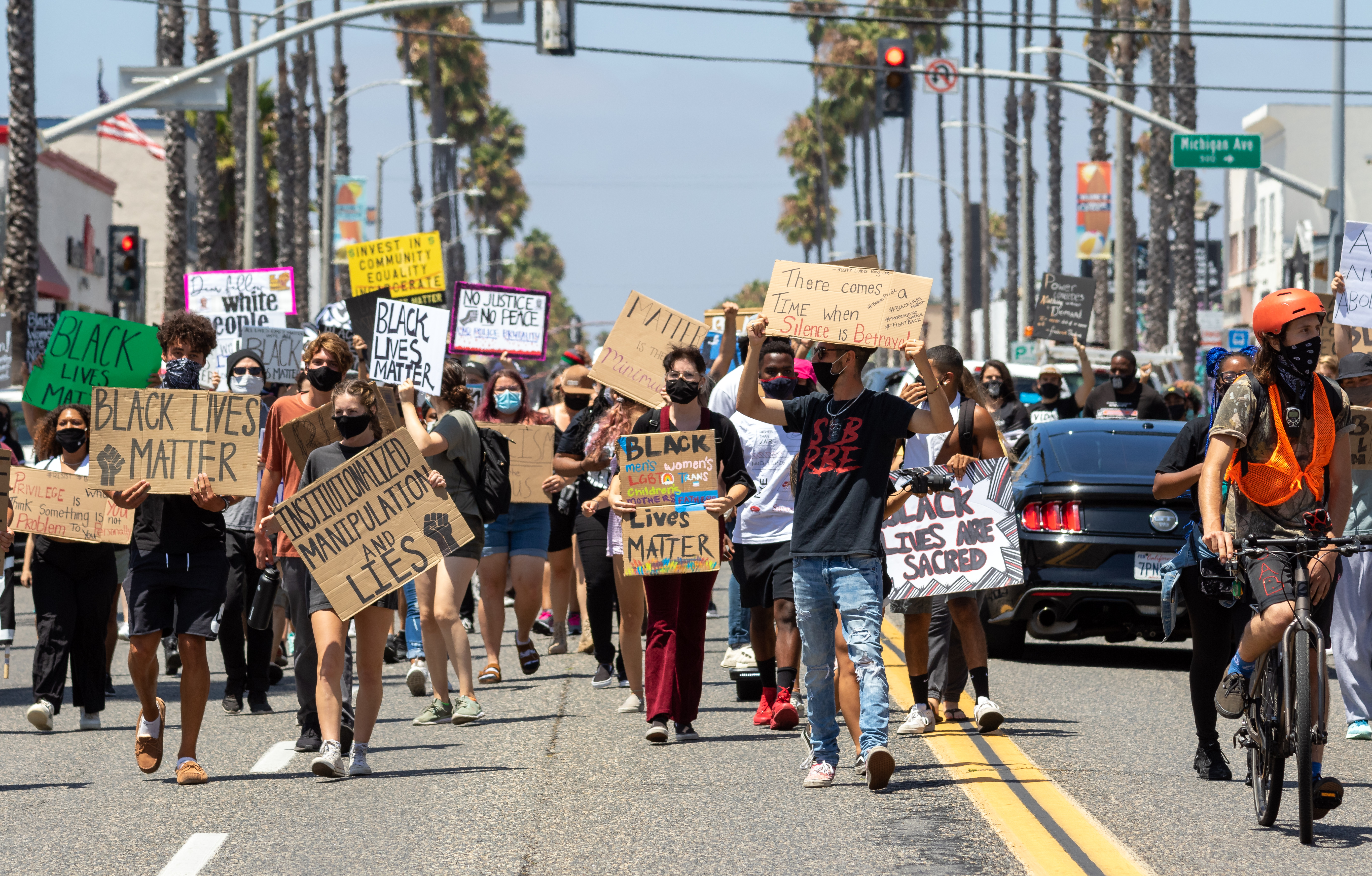 Black lives still matter, Oceanside marchers say in peaceful march - Vimarsana News