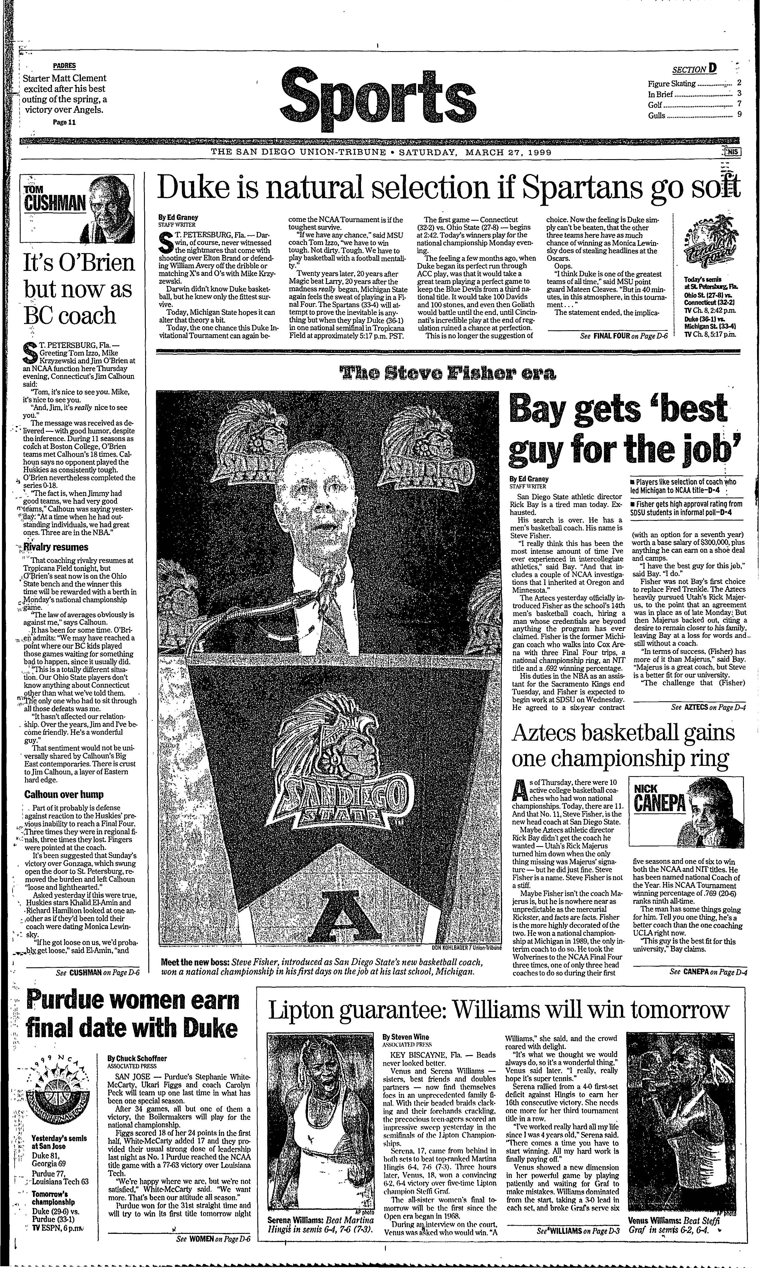 From the Archives: Hiring Steve Fisher beginning of new era for Aztecs basketball - Vimarsana News