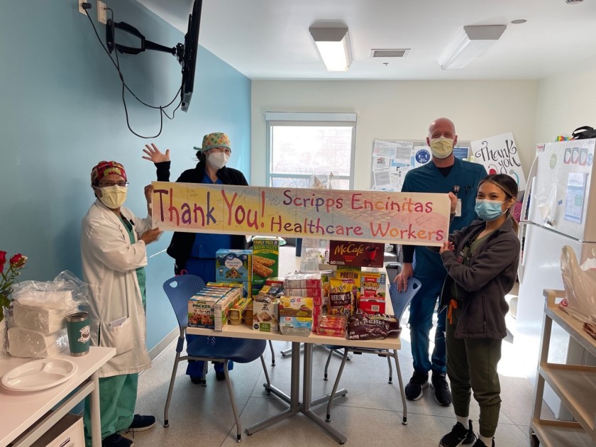Women's group thanks Scripps healthcare workers ...community news - Vimarsana News