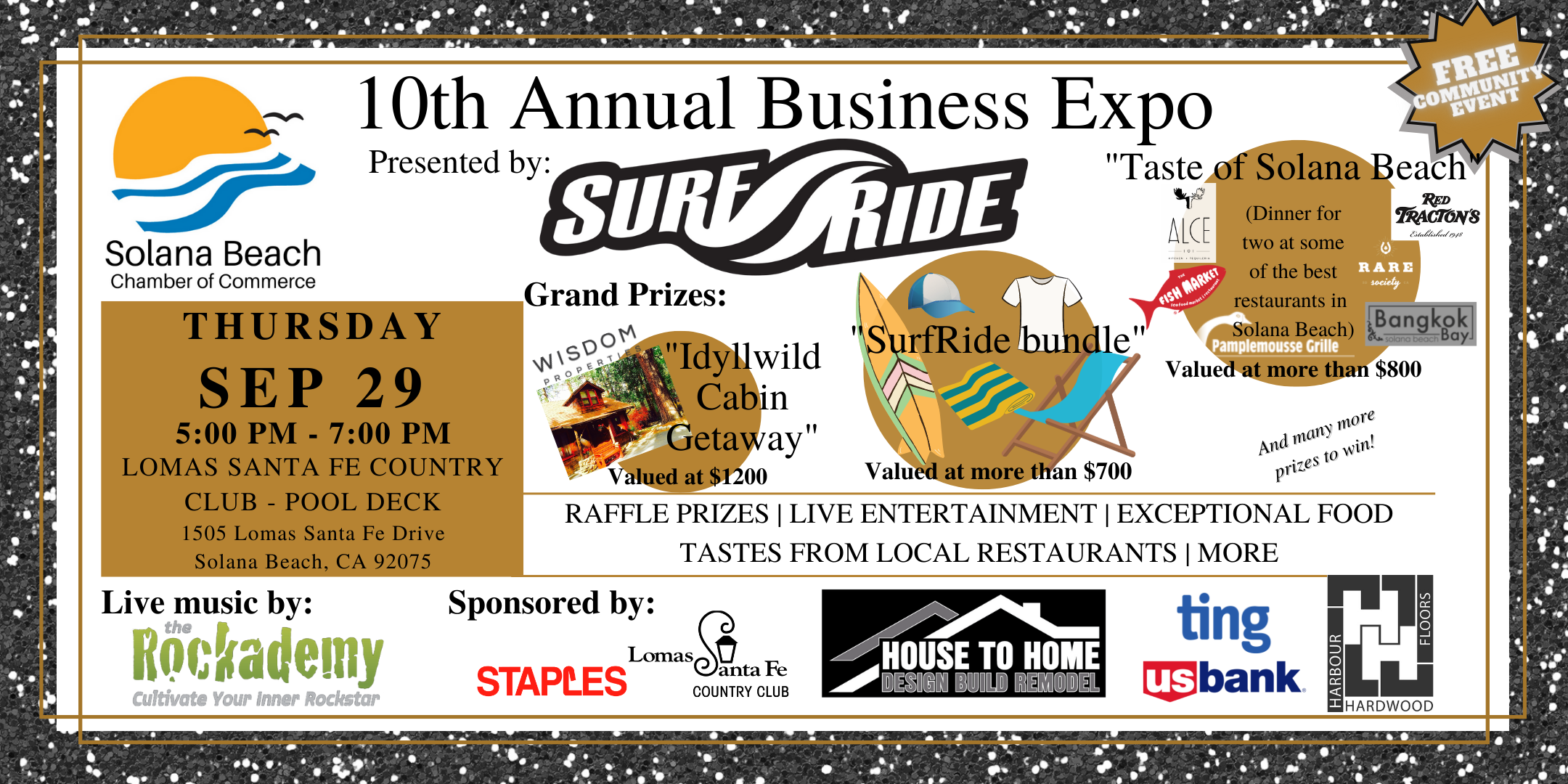Solana Beach Chamber of Commerce's 10th Annual Business Expo runs Sept. 29 - Vimarsana News