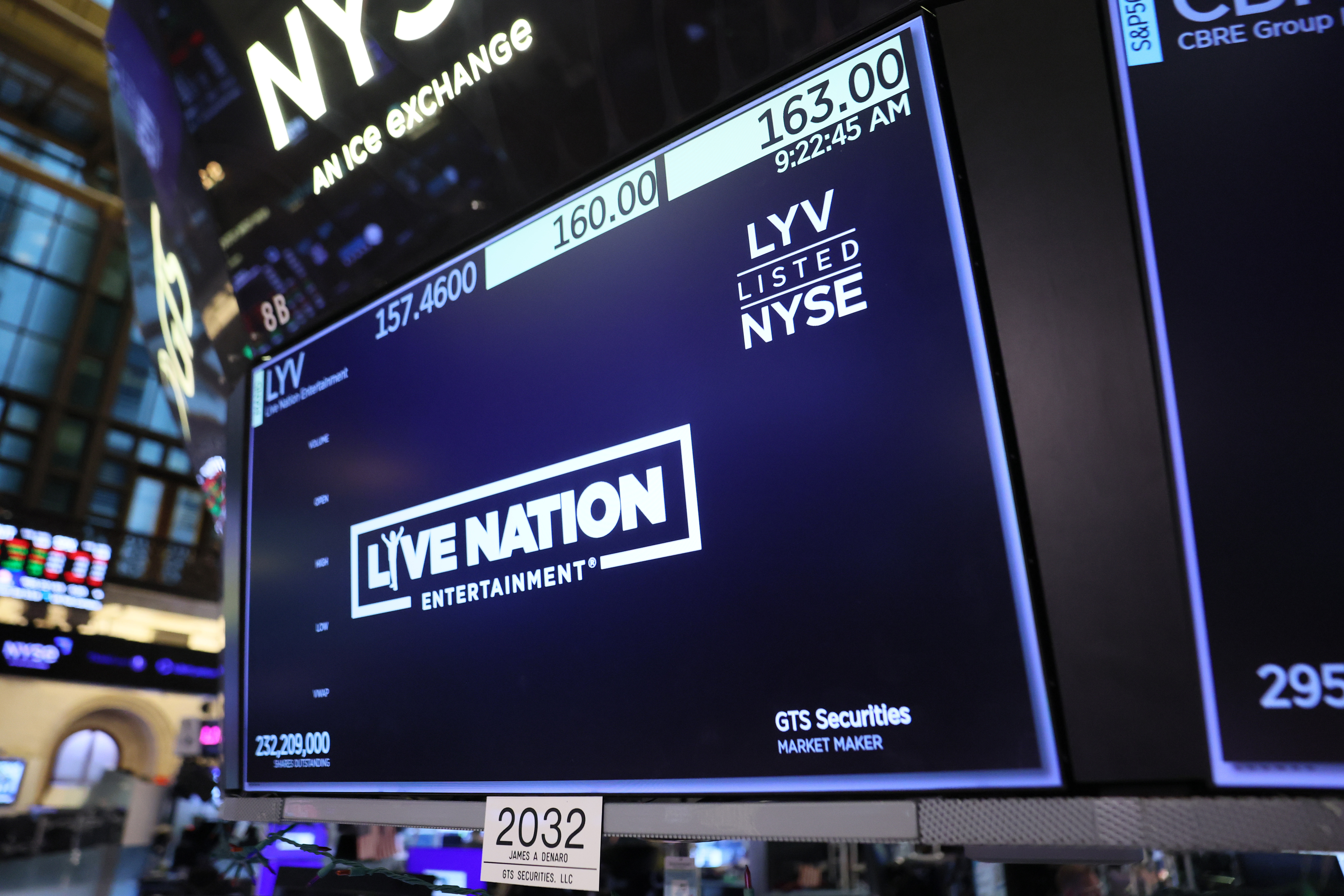 Live Nation reaches tentative settlement with Justice Department in antitrust lawsuit