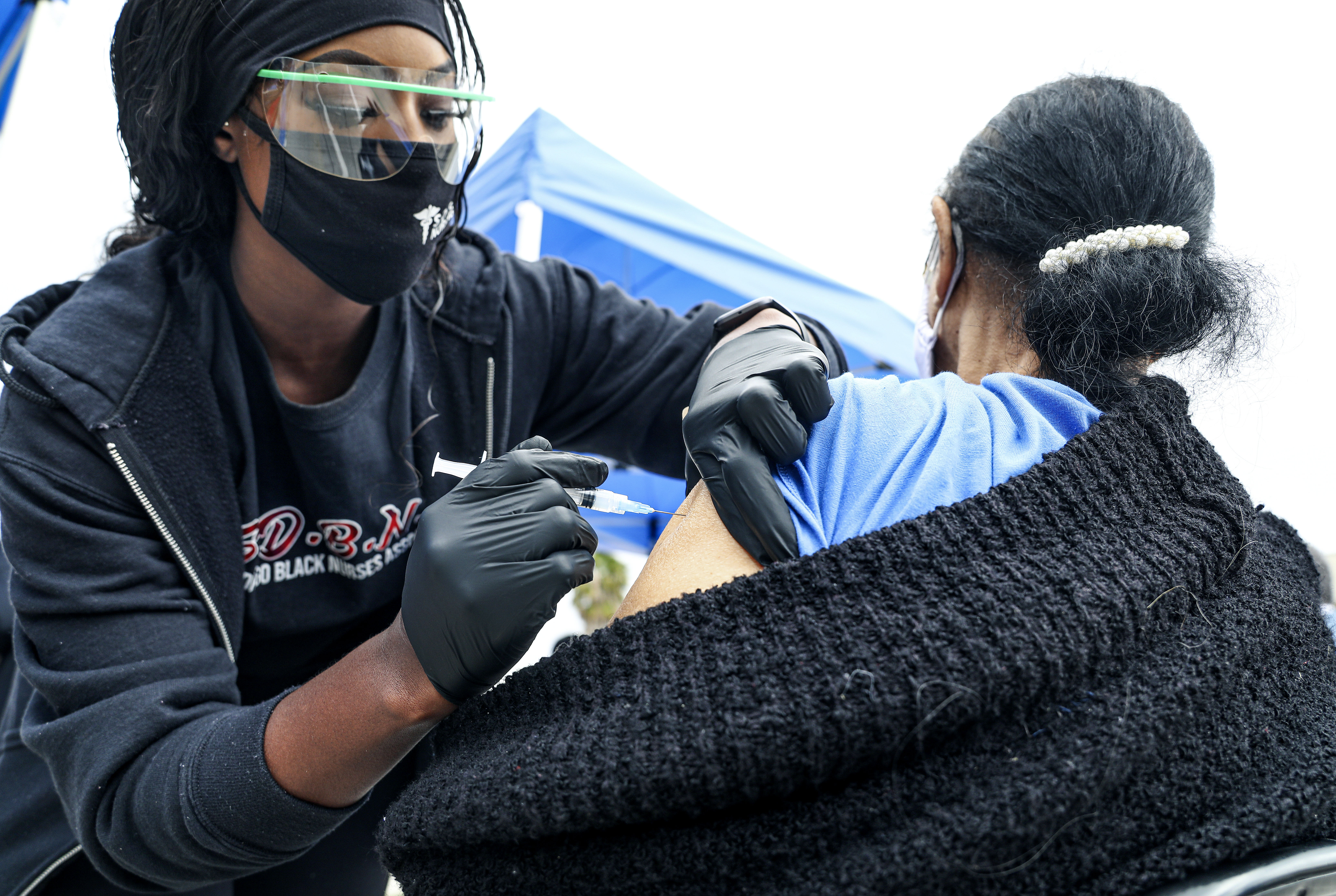 Black nurses bring vaccine to community centers, churches to target under-served people - Vimarsana News