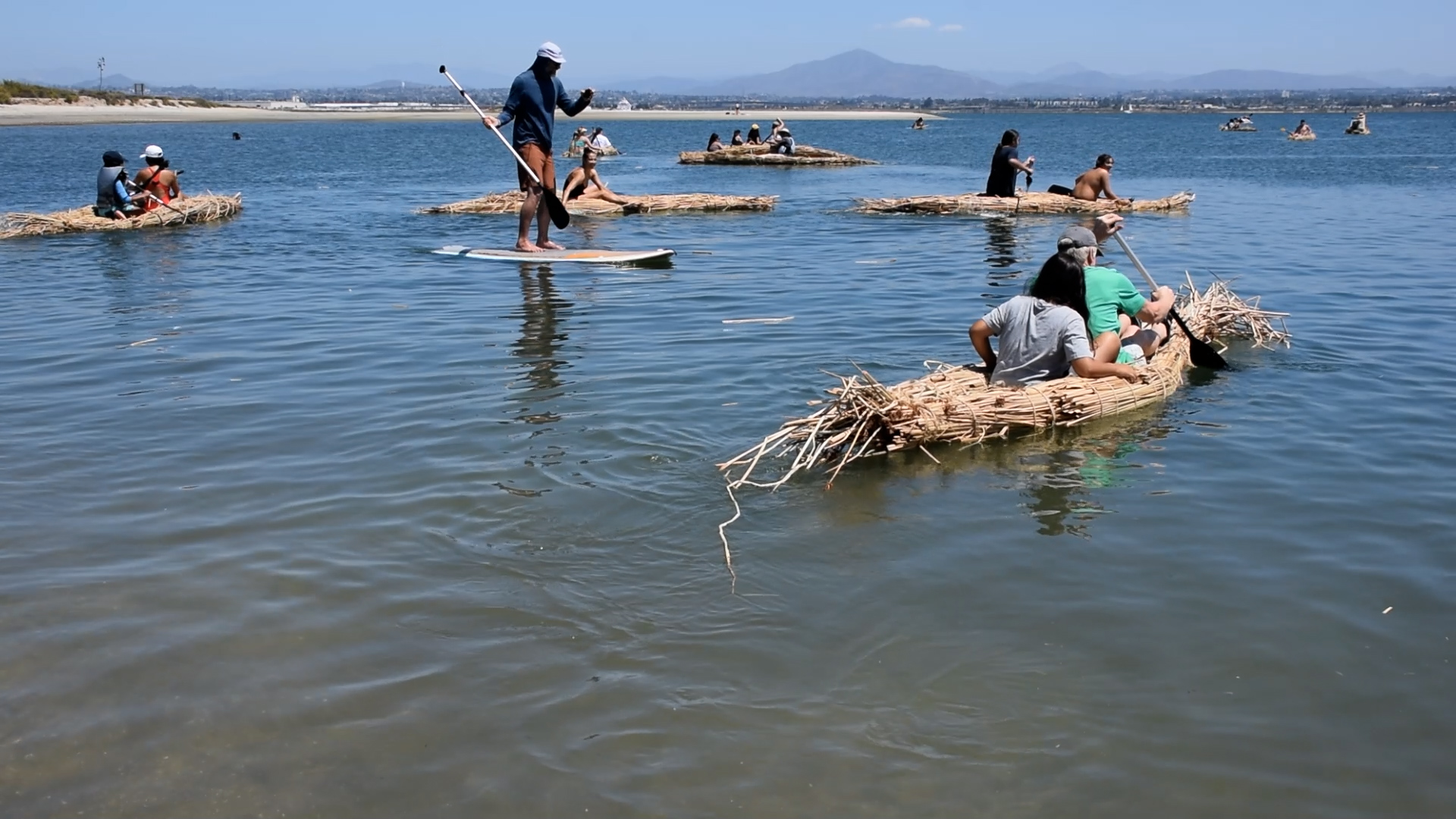 As part of cultural revitalization, Kumeyaay community celebrates launch of 50 tule boats - Vimarsana News